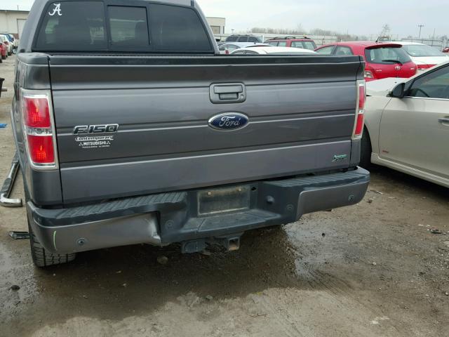 1FTFW1EV0AKE34749 - 2010 FORD F150 SUPER GRAY photo 6