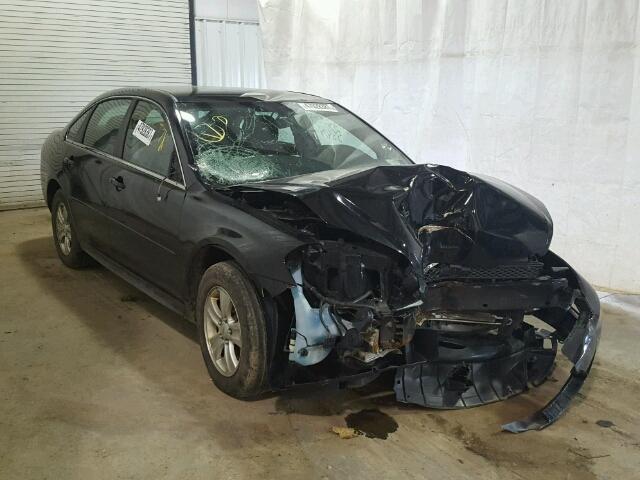 2G1WF5E34C1297056 - 2012 CHEVROLET IMPALA LS BLACK photo 1