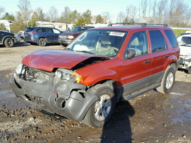 1FMYU93Z46KB99665 - 2006 FORD ESCAPE XLT ORANGE photo 2