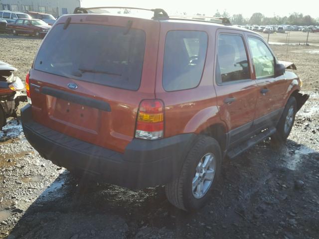 1FMYU93Z46KB99665 - 2006 FORD ESCAPE XLT ORANGE photo 4