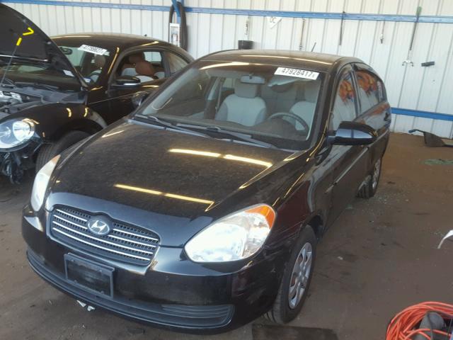 KMHCN46C99U282082 - 2009 HYUNDAI ACCENT GLS BLACK photo 2