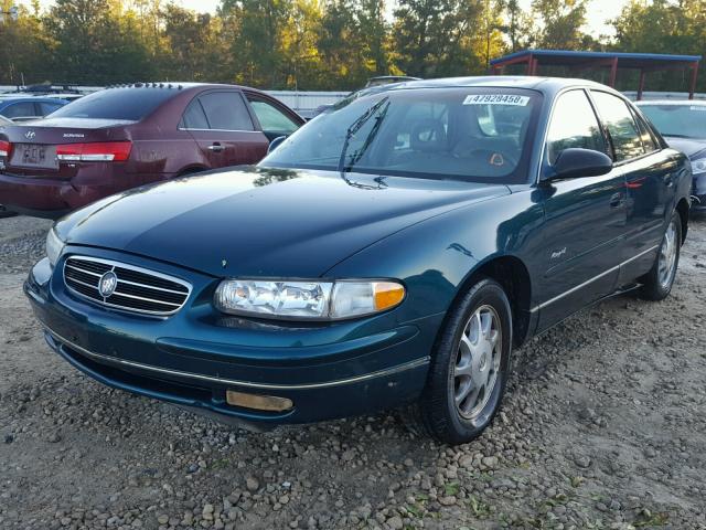 2G4WB52K5X1553396 - 1999 BUICK REGAL LS GREEN photo 2