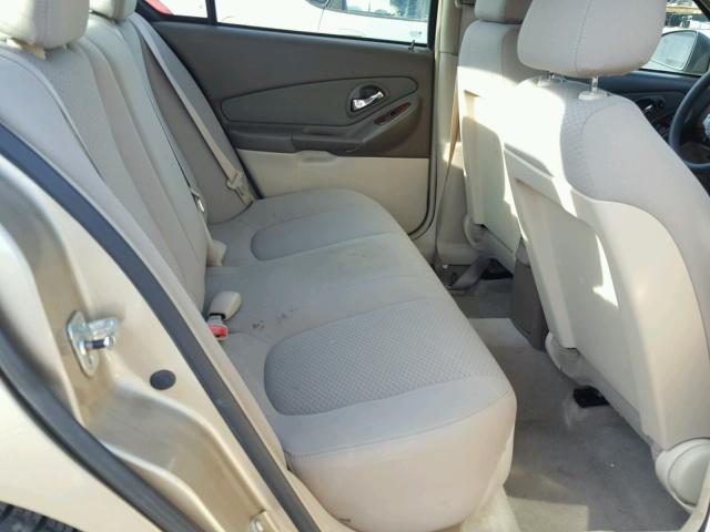 1G1ZS58N57F263745 - 2007 CHEVROLET MALIBU LS ოქროსფერი ფოტო 6