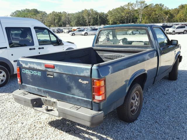 1B7FL26X6SW947500 - 1995 DODGE DAKOTA GREEN photo 4