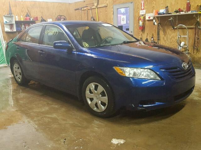 4T4BE46K89R070203 - 2009 TOYOTA CAMRY BASE BLUE photo 1