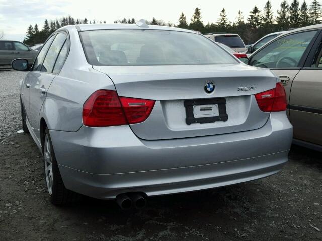 WBAPG7C55BA795762 - 2011 BMW 323 I SILVER photo 3