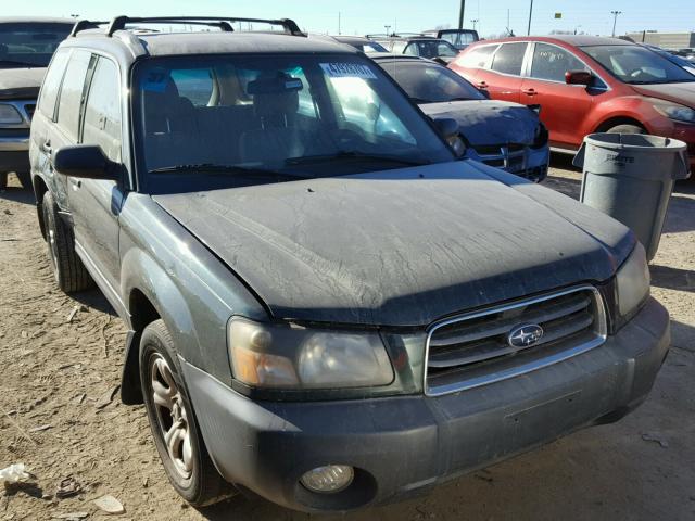 JF1SG63683H736803 - 2003 SUBARU FORESTER 2 GREEN photo 1