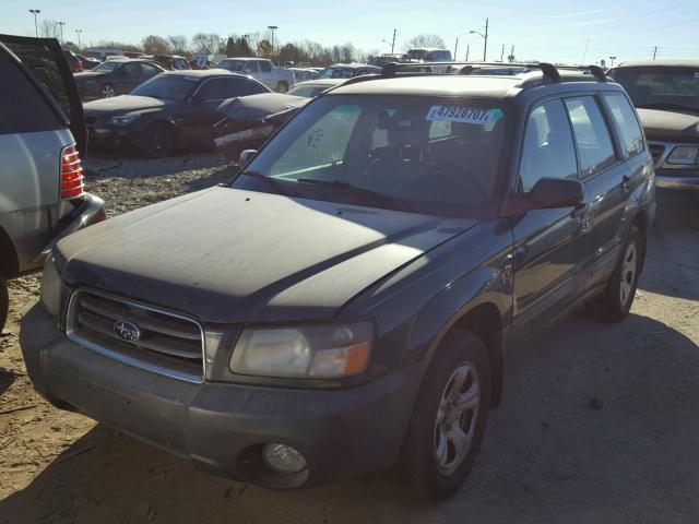 JF1SG63683H736803 - 2003 SUBARU FORESTER 2 GREEN photo 2