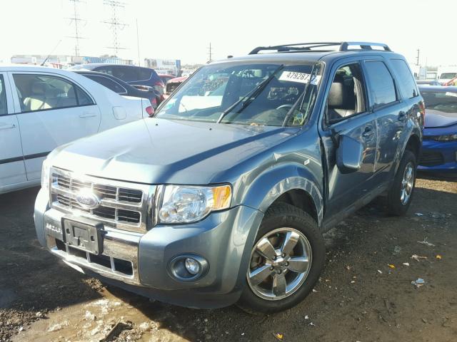 1FMCU0E74BKA04868 - 2011 FORD ESCAPE LIM BLUE photo 2