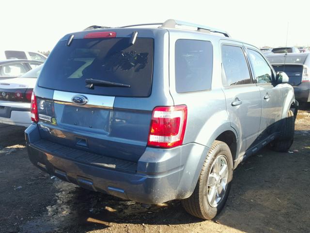 1FMCU0E74BKA04868 - 2011 FORD ESCAPE LIM BLUE photo 4