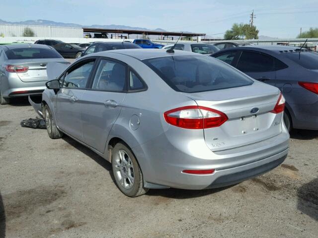 3FADP4BJ9EM121792 - 2014 FORD FIESTA SE SILVER photo 3