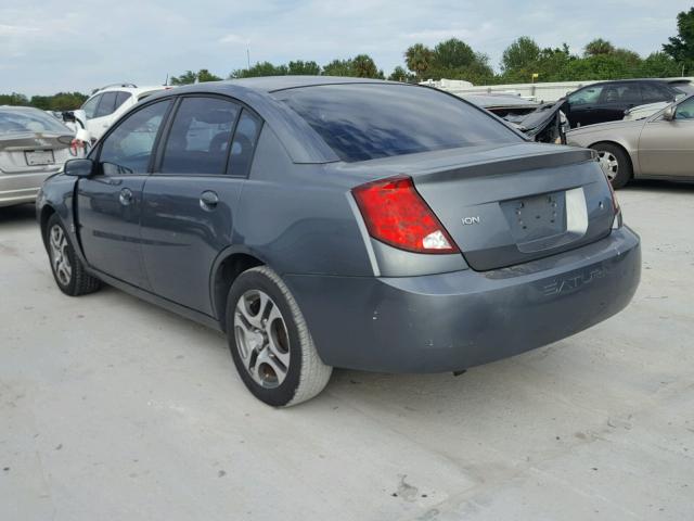 1G8AL52F55Z144246 - 2005 SATURN ION LEVEL GRAY photo 3