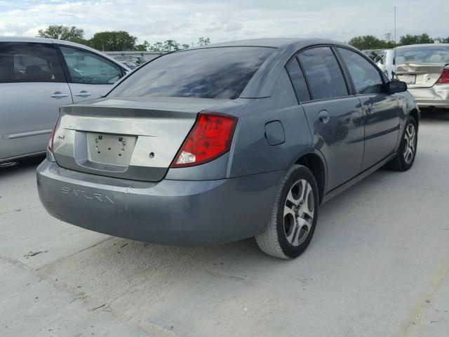 1G8AL52F55Z144246 - 2005 SATURN ION LEVEL GRAY photo 4