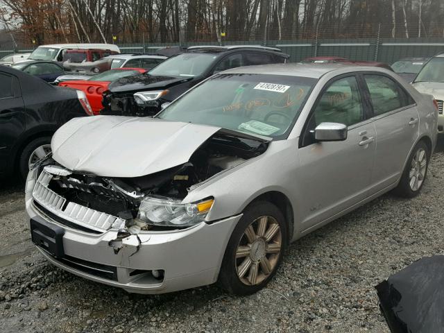 3LNHM26T88R649430 - 2008 LINCOLN MKZ SILVER photo 2