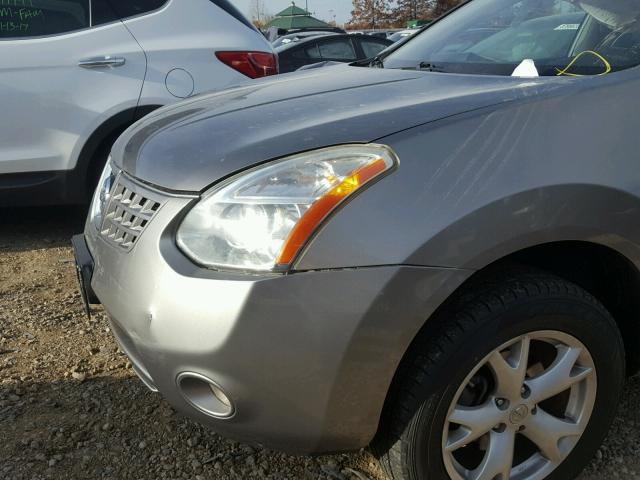 JN8AS58V79W170687 - 2009 NISSAN ROGUE S TAN photo 9