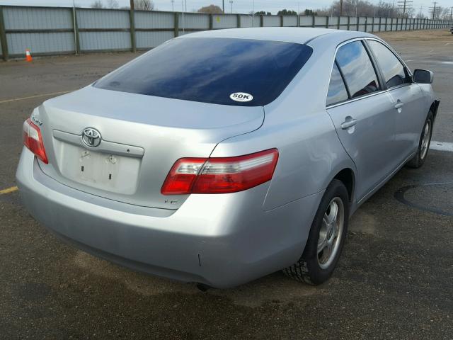4T1BE46K67U175684 - 2007 TOYOTA CAMRY NEW SILVER photo 4