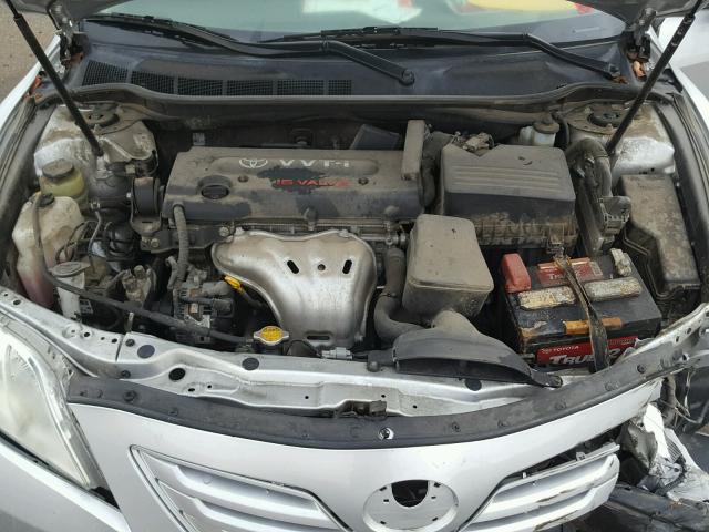 4T1BE46K67U175684 - 2007 TOYOTA CAMRY NEW SILVER photo 7