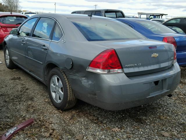 2G1WT58K379124714 - 2007 CHEVROLET IMPALA LT GRAY photo 3