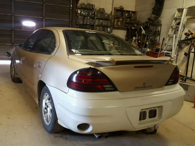 1G2NF52E04M635975 - 2004 PONTIAC GRAND AM S Qızıl foto 3
