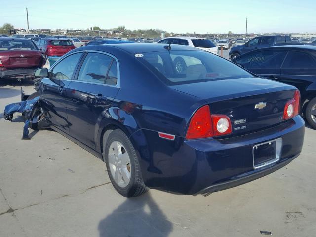 1G1ZG57BX8F179026 - 2008 CHEVROLET MALIBU LS BLUE photo 3