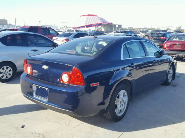 1G1ZG57BX8F179026 - 2008 CHEVROLET MALIBU LS BLUE photo 4