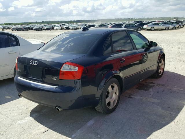 WAULC68E04A132938 - 2004 AUDI A4 BLUE photo 4