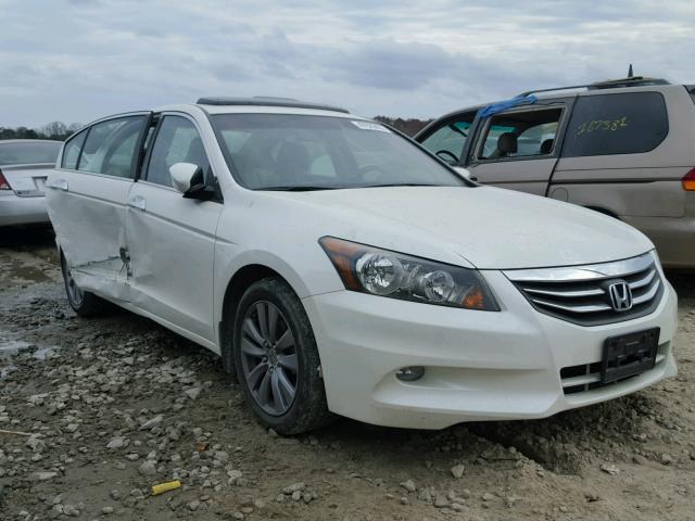 5KBCP3F8XBB001413 - 2011 HONDA ACCORD EXL WHITE photo 1