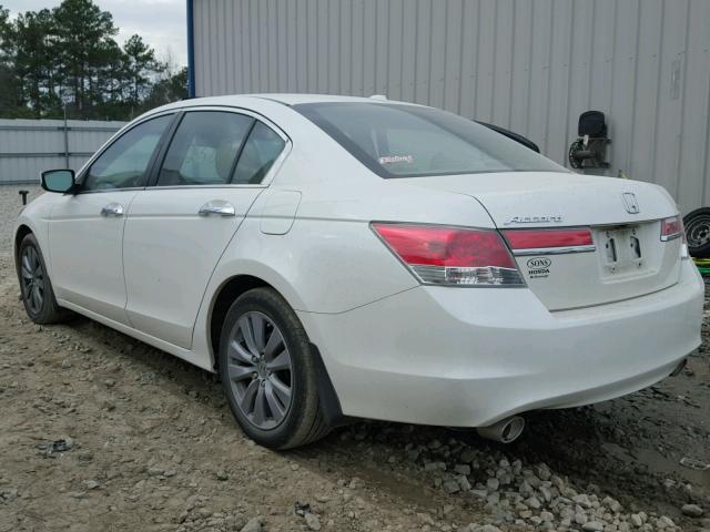 5KBCP3F8XBB001413 - 2011 HONDA ACCORD EXL WHITE photo 3