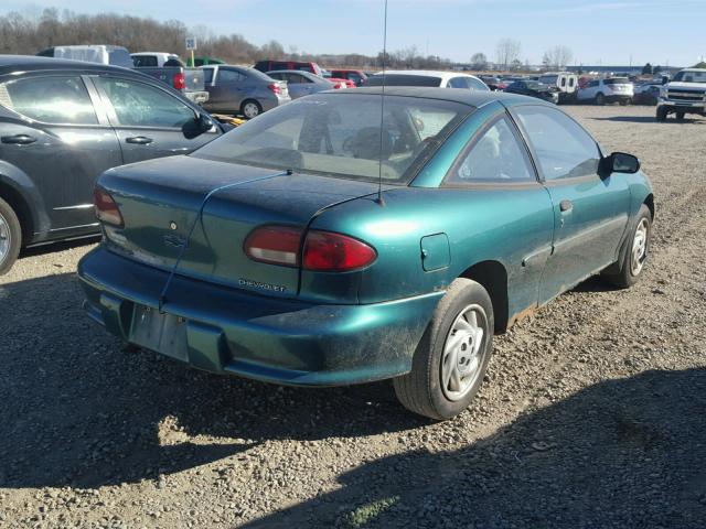 1G1JC1241WM122605 - 1998 CHEVROLET CAVALIER B GREEN photo 4