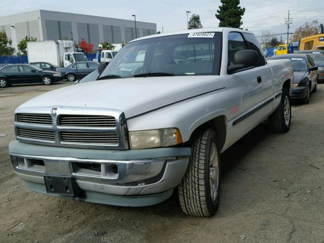 3B7HC12Y1WG104584 - 1998 DODGE RAM 1500 WHITE photo 2