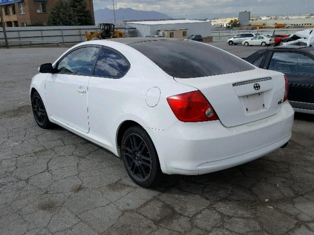 JTKDE167770199063 - 2007 TOYOTA SCION TC 白色 照片 3