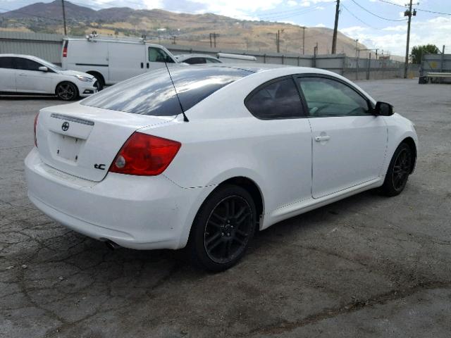 JTKDE167770199063 - 2007 TOYOTA SCION TC 白色 照片 4