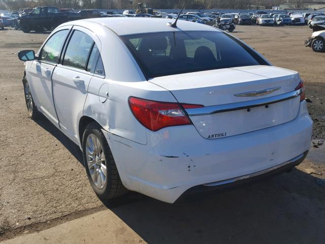 1C3CCBAB7EN212487 - 2014 CHRYSLER 200 LX WHITE photo 3