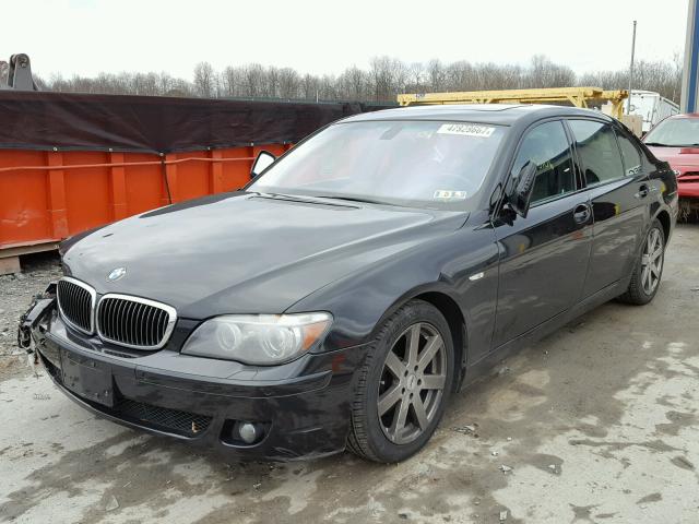 WBAHN83547DT65081 - 2007 BMW 750 BLACK photo 2