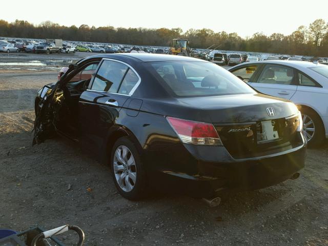 1HGCP367X8A011447 - 2008 HONDA ACCORD EX BLACK photo 3