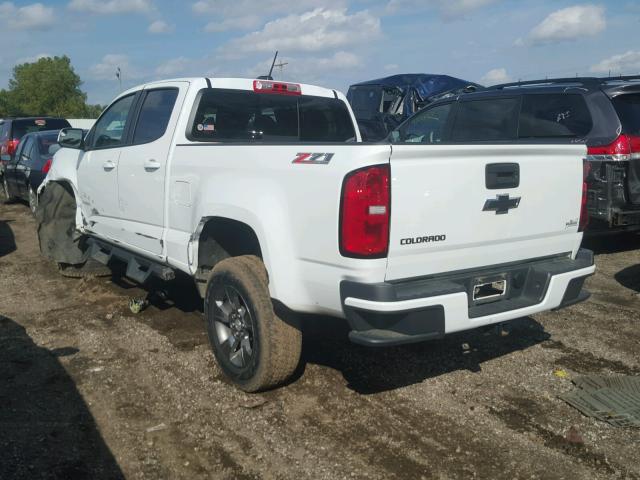 1GCGTDE37G1380409 - 2016 CHEVROLET COLORADO Z WHITE photo 3