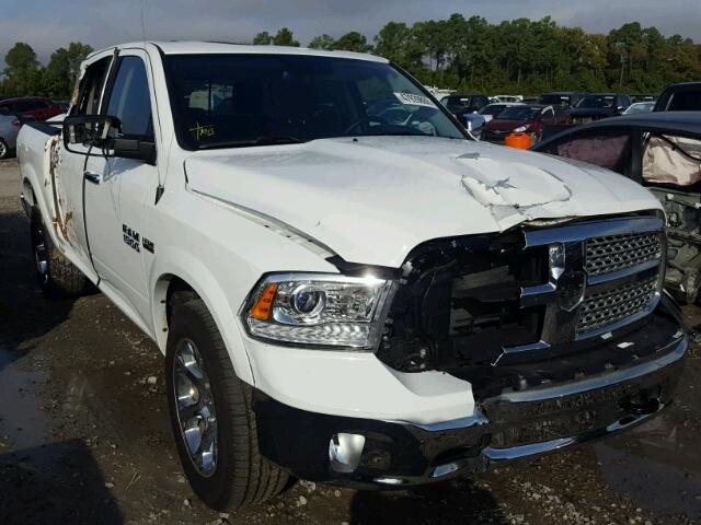 1C6RR7NT3JS238219 - 2018 RAM 1500 LARAM WHITE photo 1