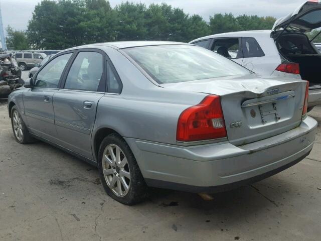 YV1TH59H441373516 - 2004 VOLVO S80 2.5T SILVER photo 3