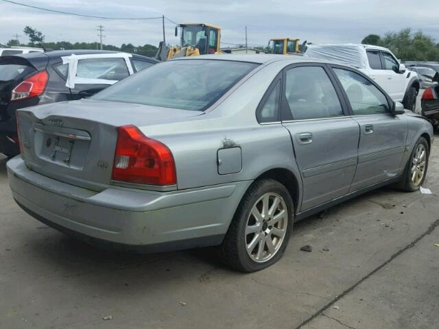 YV1TH59H441373516 - 2004 VOLVO S80 2.5T SILVER photo 4