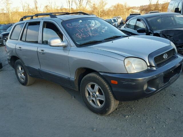 KM8SC73D14U597595 - 2004 HYUNDAI SANTA FE G GRAY photo 1