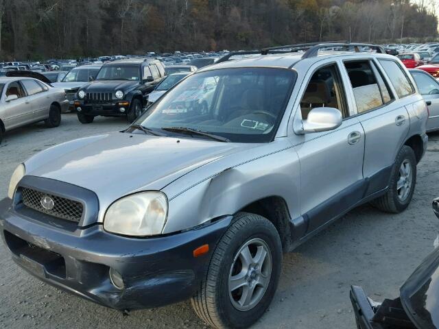 KM8SC73D14U597595 - 2004 HYUNDAI SANTA FE G GRAY photo 2