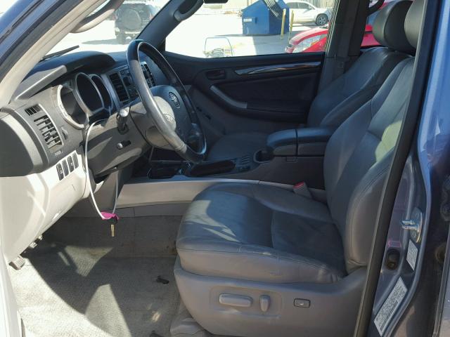 JTEZT17R630009469 - 2003 TOYOTA 4RUNNER LI GRAY photo 5