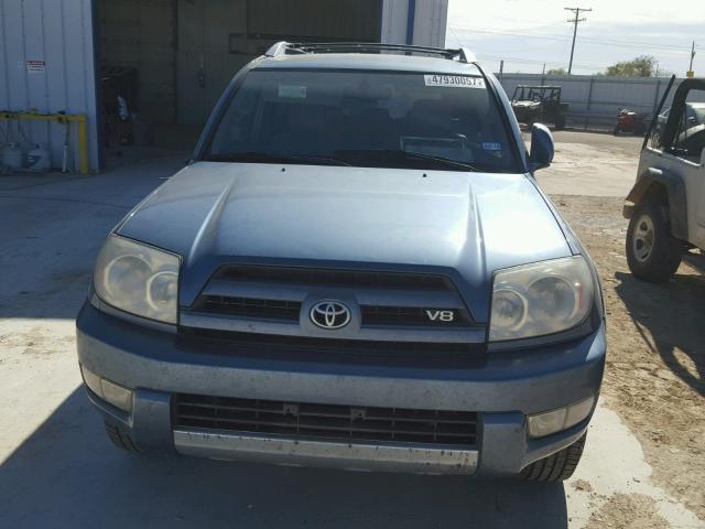 JTEZT17R630009469 - 2003 TOYOTA 4RUNNER LI GRAY photo 9