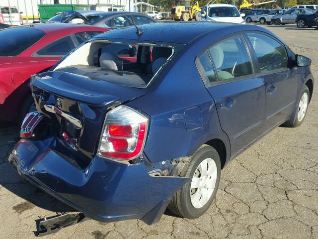 3N1AB6AP7BL679769 - 2011 NISSAN SENTRA 2.0 BLUE photo 4