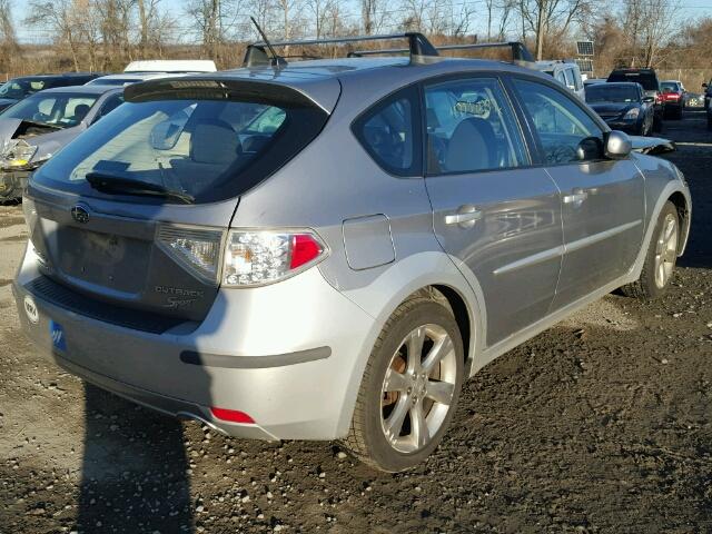 JF1GH6D60BH809193 - 2011 SUBARU IMPREZA OU SILVER photo 4