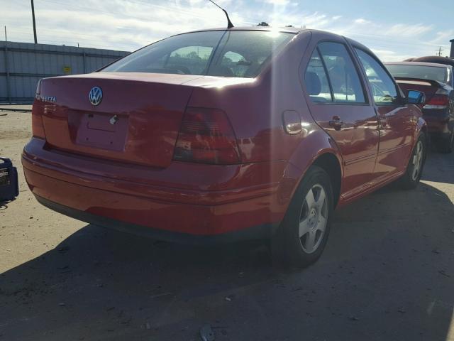 3VWSC29M8XM048769 - 1999 VOLKSWAGEN JETTA GLS RED photo 4