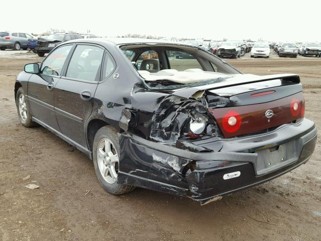 2G1WH52K039359382 - 2003 CHEVROLET IMPALA LS BLACK photo 3