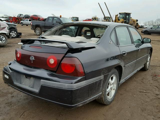 2G1WH52K039359382 - 2003 CHEVROLET IMPALA LS BLACK photo 4