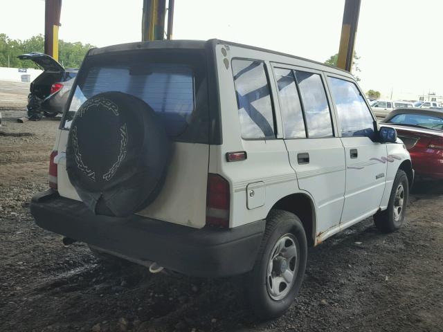 2CNBJ1364V6925337 - 1997 GEO TRACKER WHITE photo 4