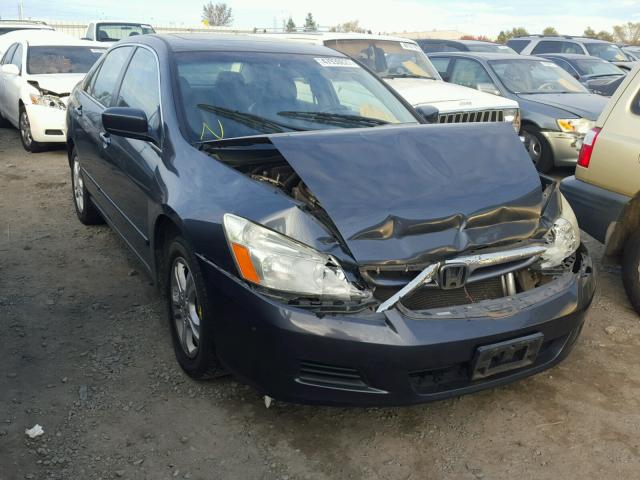 1HGCM56876A160330 - 2006 HONDA ACCORD EX GRAY photo 1